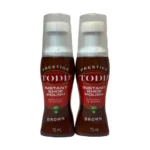 TODD Prestige Colour Shine Liquid Shoe Polish 75ml Brown 2Pack